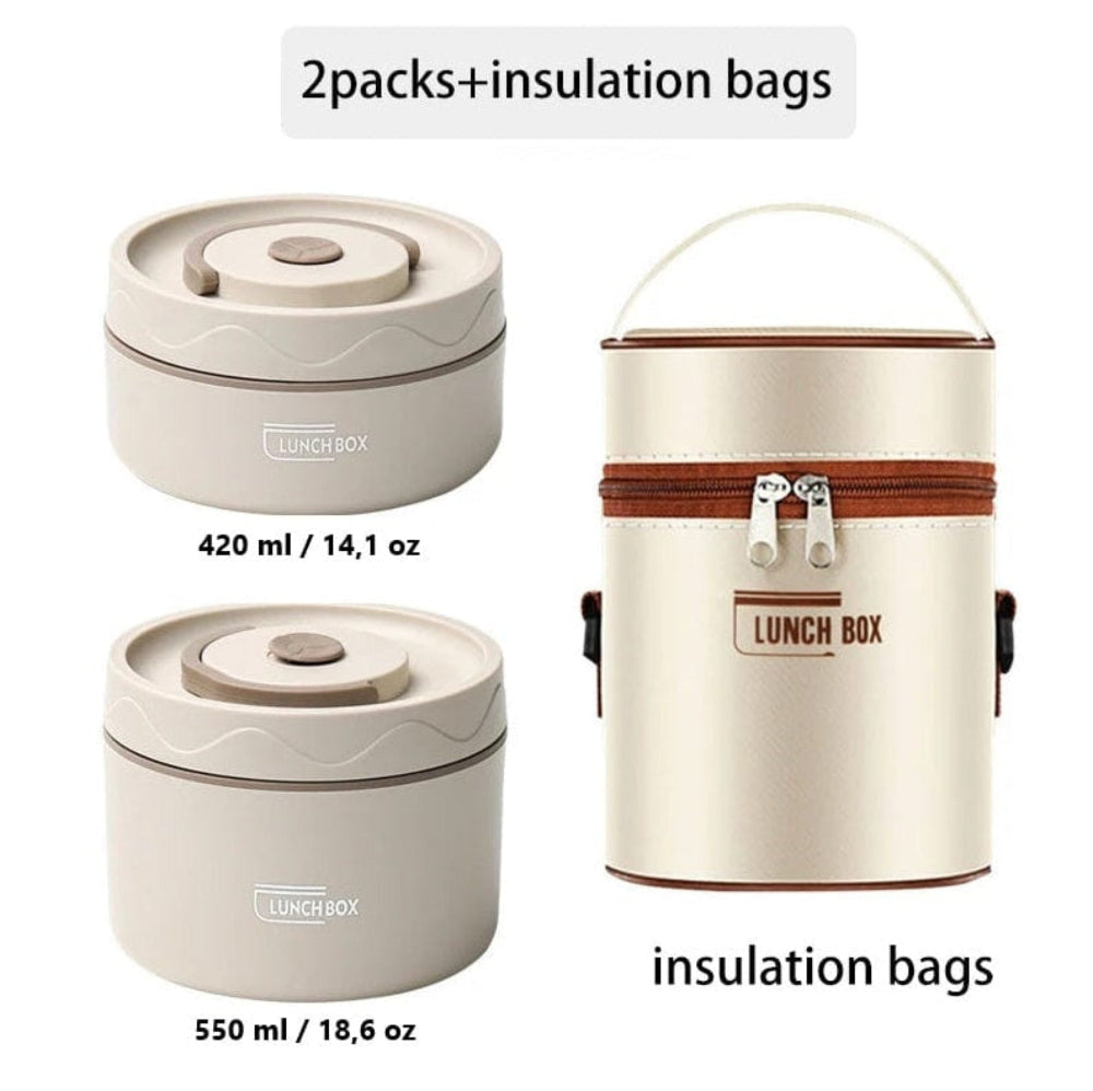 Lunch_box-2_containers_insualted_bag Beige